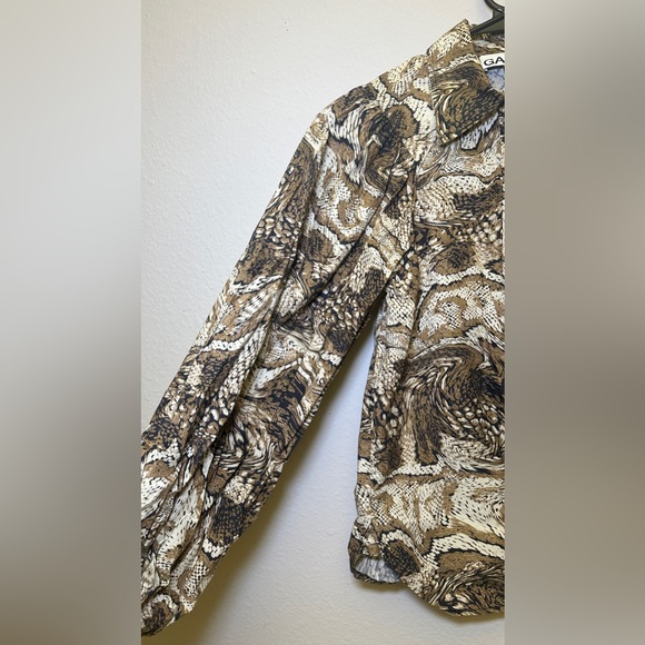 Ganni Tigers Eye buttoned blouse 36 - Picture 5 of 7